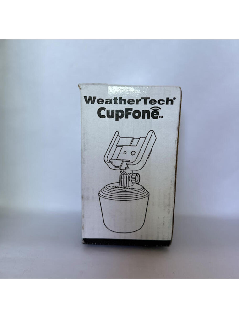 WeatherTech CupFone - Universal Adjustable Cup Holder Car Mount for Cell Phones